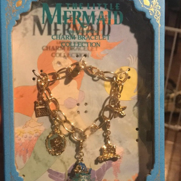Disney Jewelry - DISNEY COUTURE LITTLE MERMAID 6pc CHARMS BRACELET